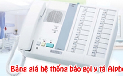 [NEW] Bảng giá hệ thống báo gọi y tá AIphone - Mới nhất 2024