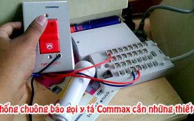 Hệ thống chuông báo gọi y tá Commax cần những thiết bị gì?