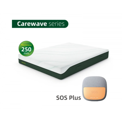 Nệm theo dõi giấc ngủ Carewave dày 250mm có nút kích hoạt bằng giọng nói SOS Plus