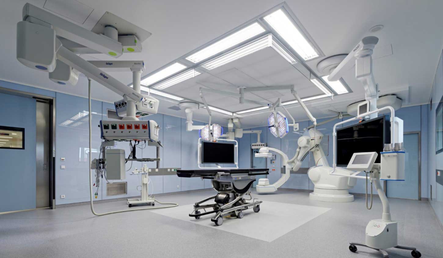 Hệ thống sàn vách cho phòng mổ tại bệnh viện