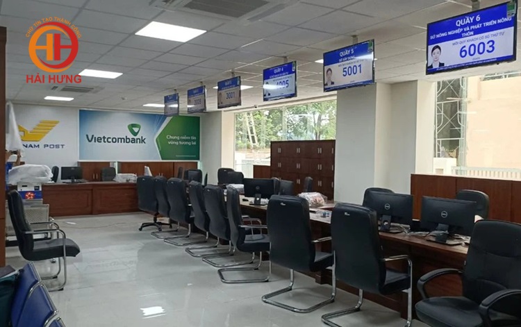 Ứng dụng hệ thống xếp hàng điện tử thông minh tại ngân hàng Vietcombank