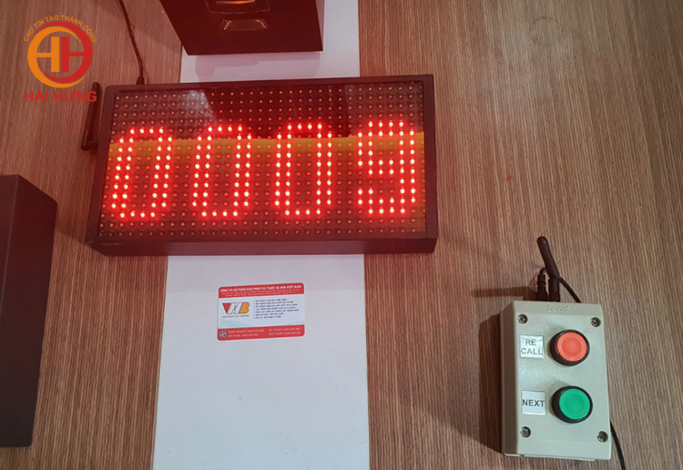 Bảng LED hiển thị số thứ tự tại quầy